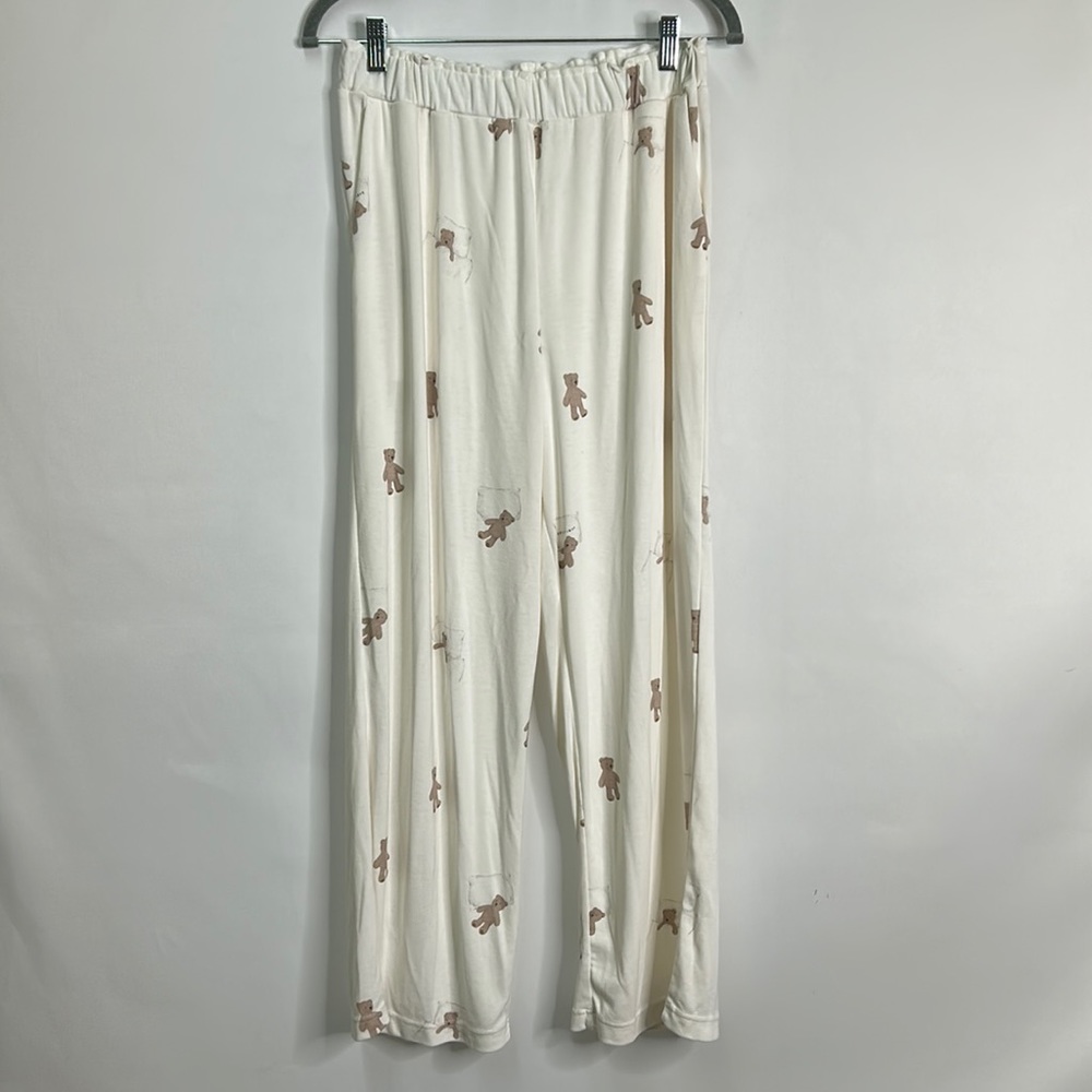 Gelato Pique du fond du coeur teddy bear pocketed pajama bottoms